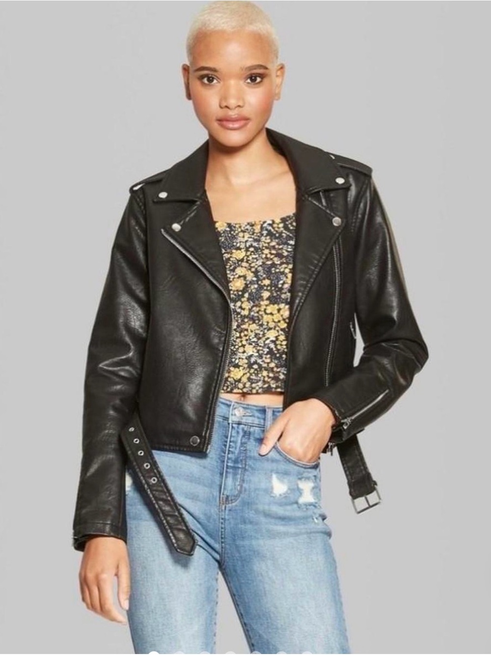 Wild Fable Faux Leather Jacket -Worn one time for a boutique shoot